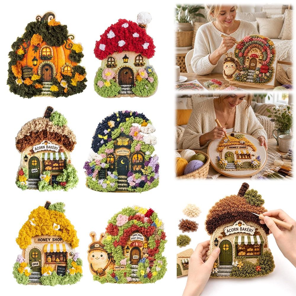 Art Craft Village - Kit de Arte de Punto con