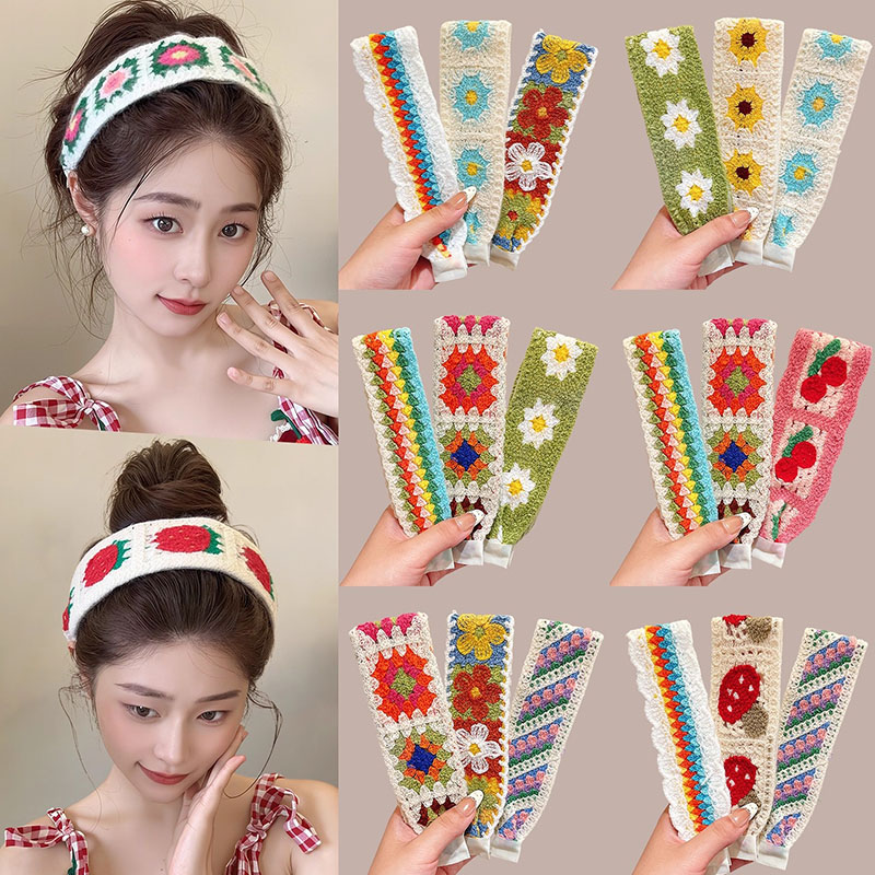 Art And Craft Hair - Diadema de punto con estampado de