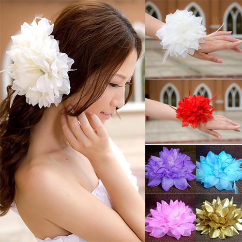 Art And Craft Hair - Diadema de flores para fiesta de