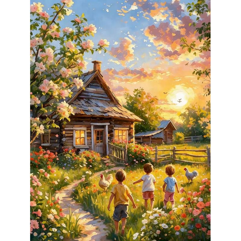 Art Craft Village - GATYZTORY Pintura por Números de Paisajes