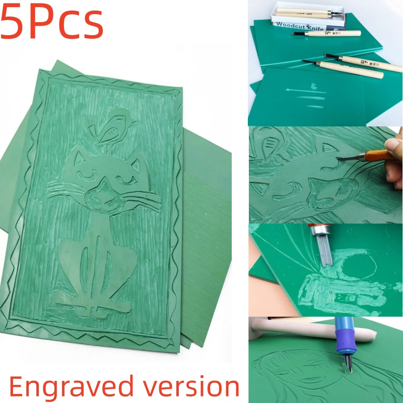 Lino Printing Block - Kit de bloques de sello de