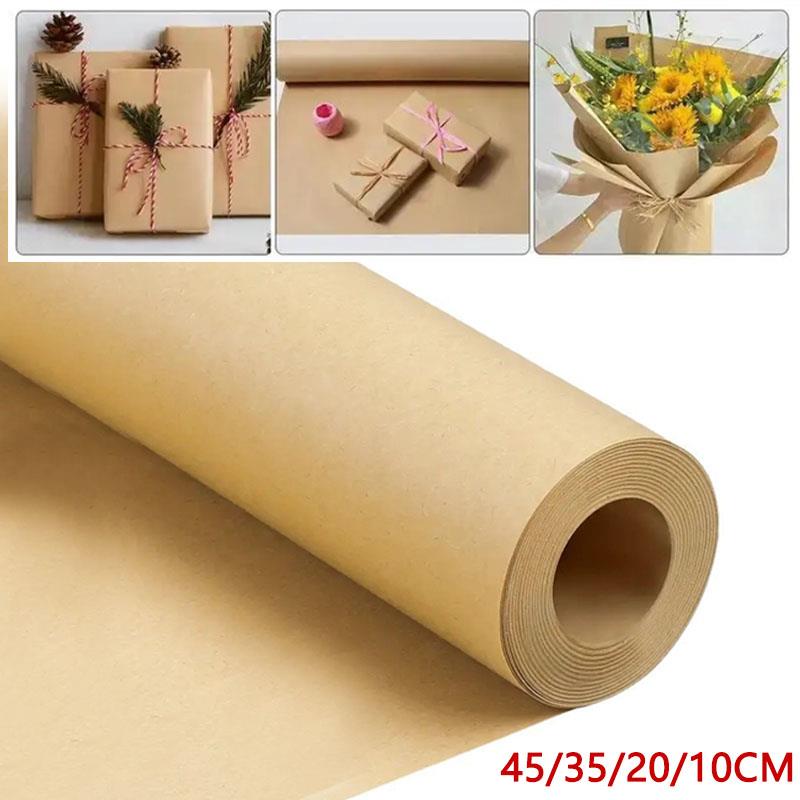 Art Craft Recycled Materials - Papel Kraft marrón de 10M para