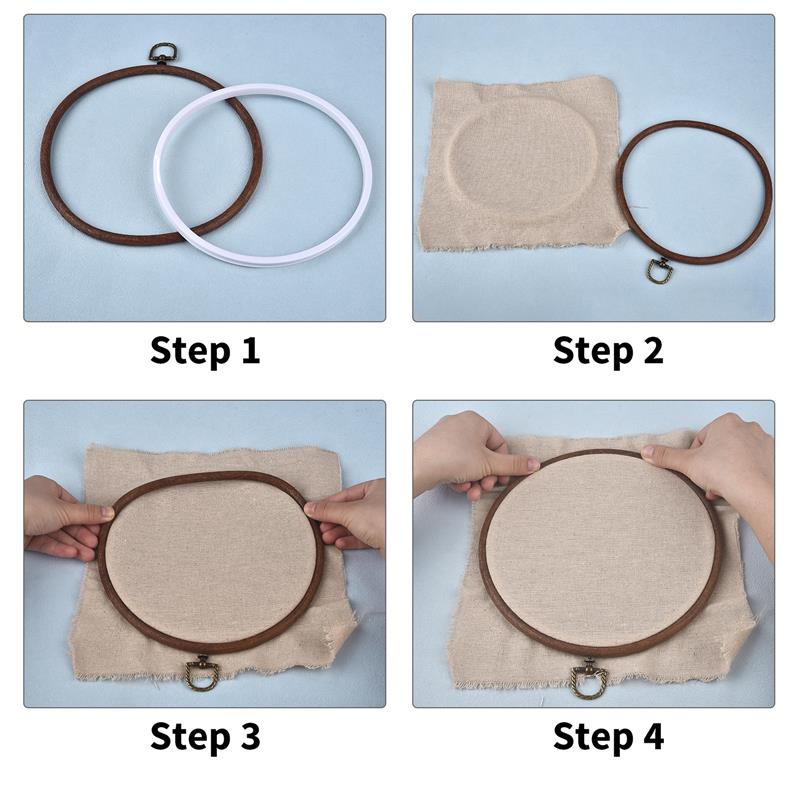 Conjunto de aros de bordado de - Embroidery Hoop Kit reseña y precio
