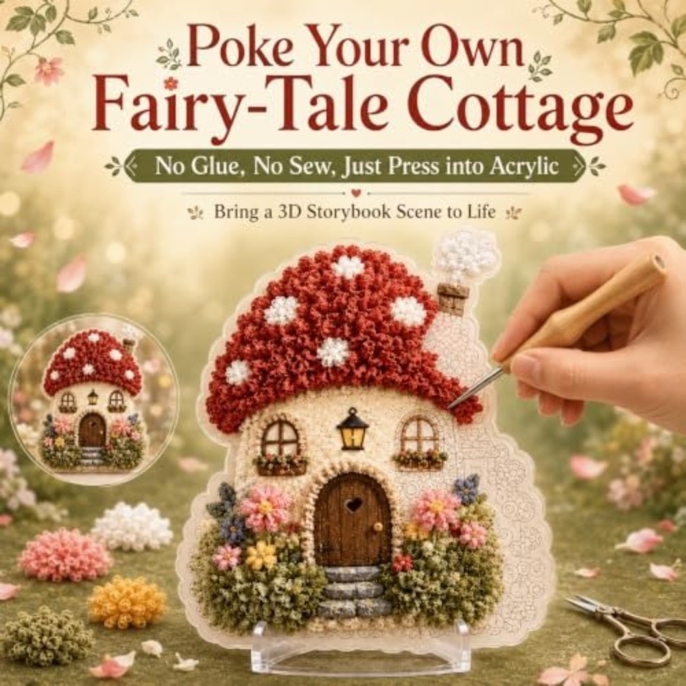 Kit de Arte de Punto con Hilo  - Art Craft Village reseña y precio