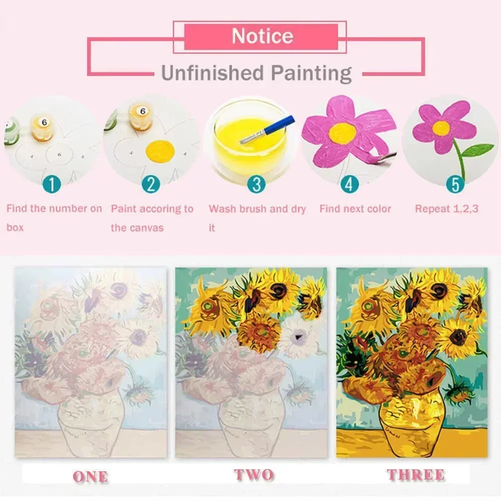 Kit de Pintura por Números par - Art Craft Village reseña y precio