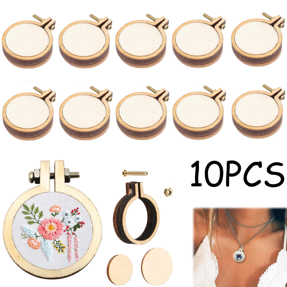10 unids/set de Mini anillo de - Embroidery Hoop Kit reseña y precio