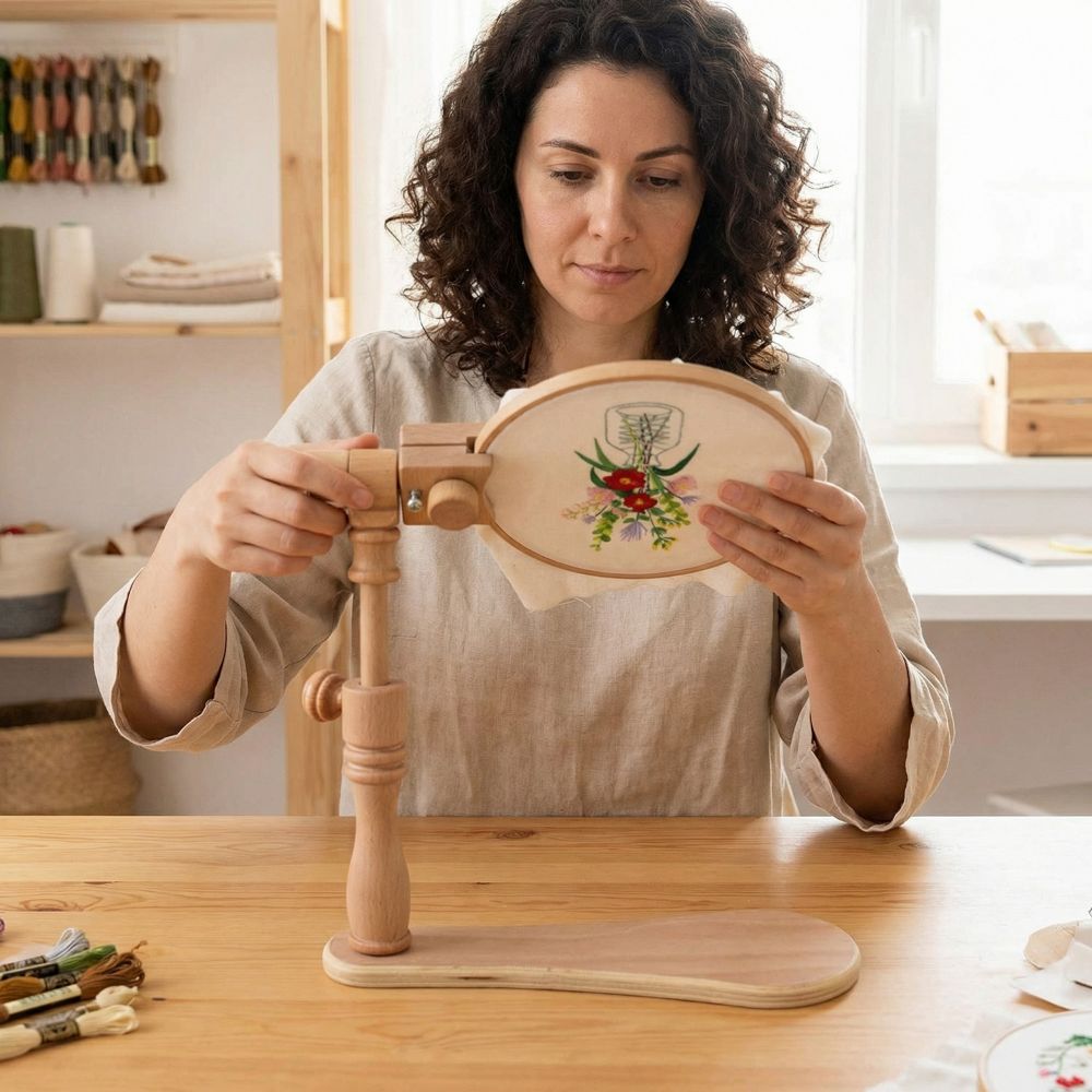 Soporte Profesional Portátil p - Embroidery Hoop Kit reseña y precio