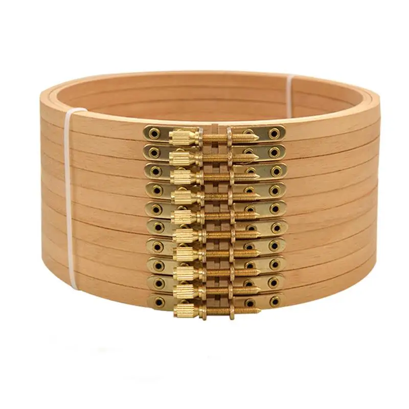 Aros de bordado de madera de h - Embroidery Hoop Kit reseña y precio