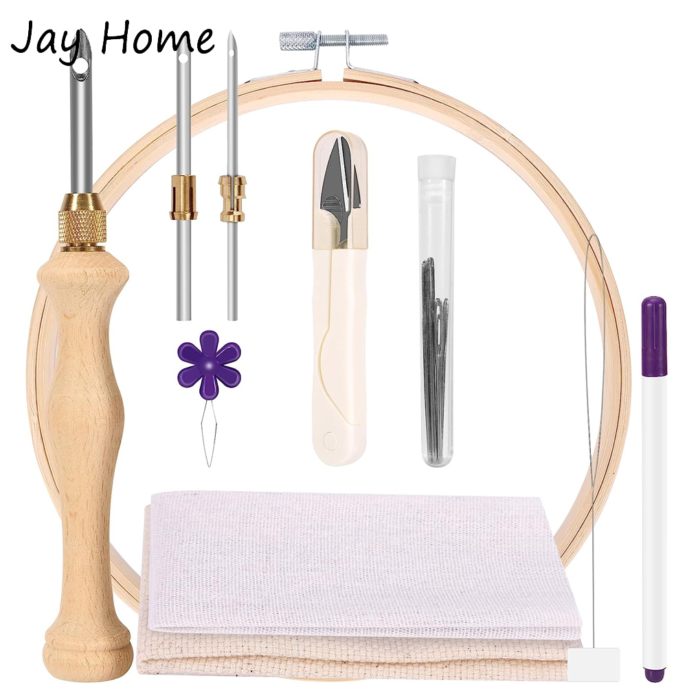Kit de inicio de aguja perfora - Embroidery Hoop Kit reseña y precio