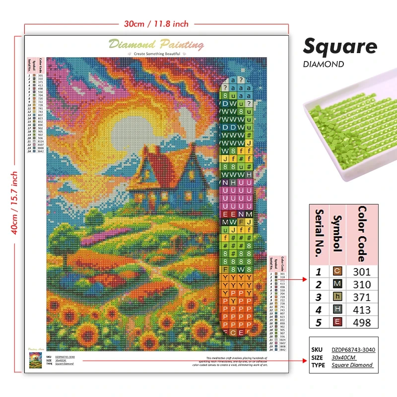 Kit de Pintura de Diamantes 5D - Art Craft Village reseña y precio