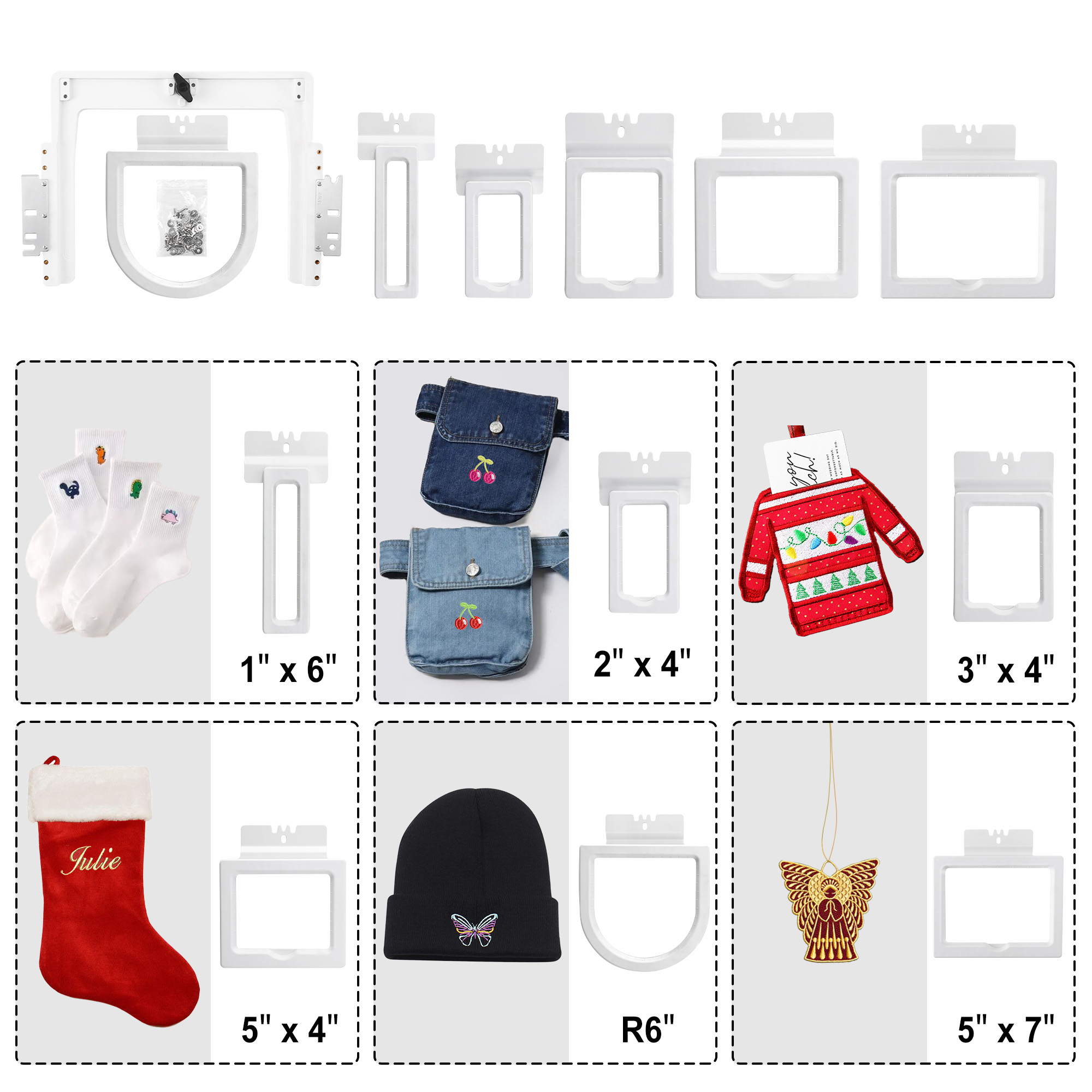 Kit de Bastidores Magnéticos 6 - Embroidery Hoop Kit reseña y precio