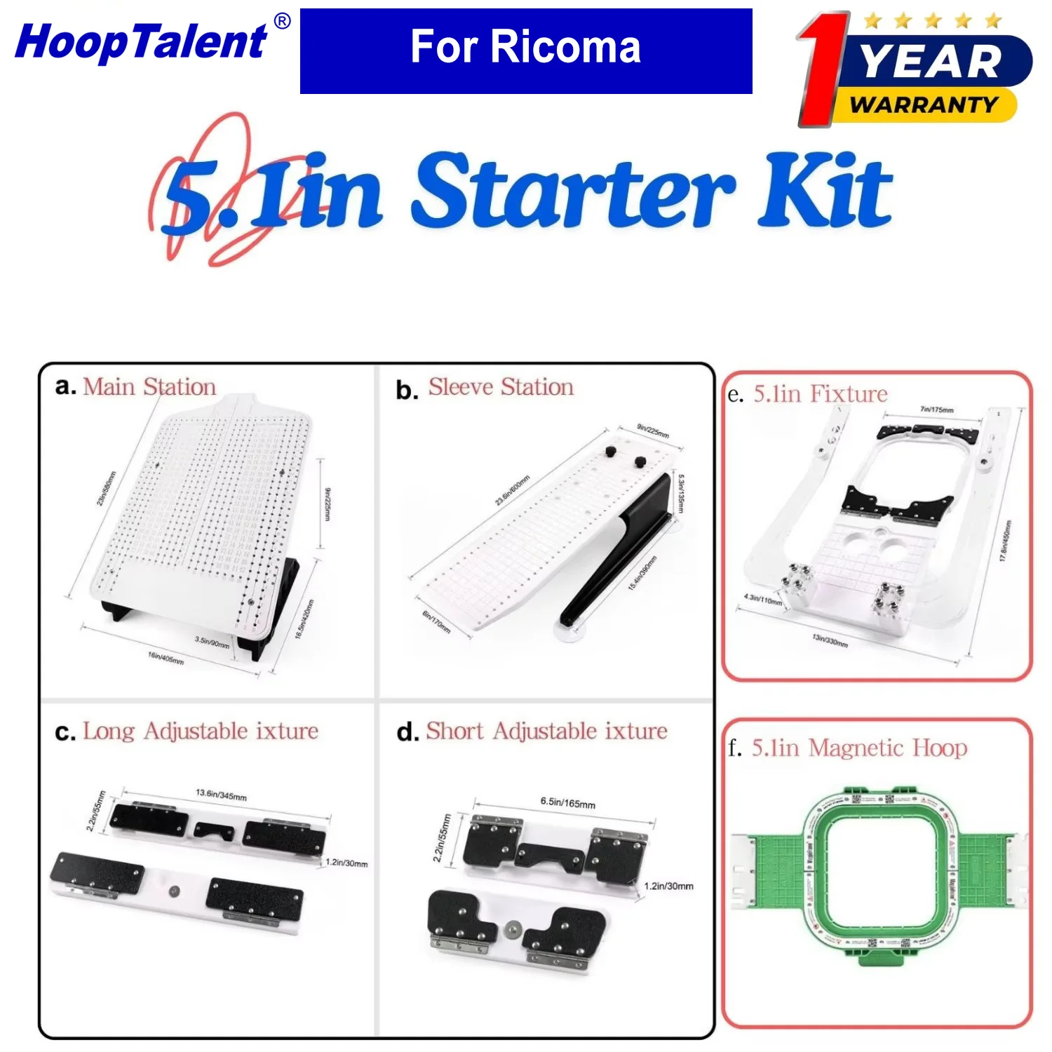 Kit de Estación de Aro para Má - Embroidery Hoop Kit reseña y precio