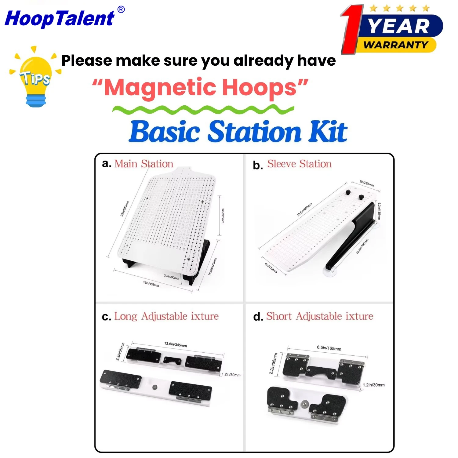 Kit de Estación de Aro para Má - Embroidery Hoop Kit reseña y precio