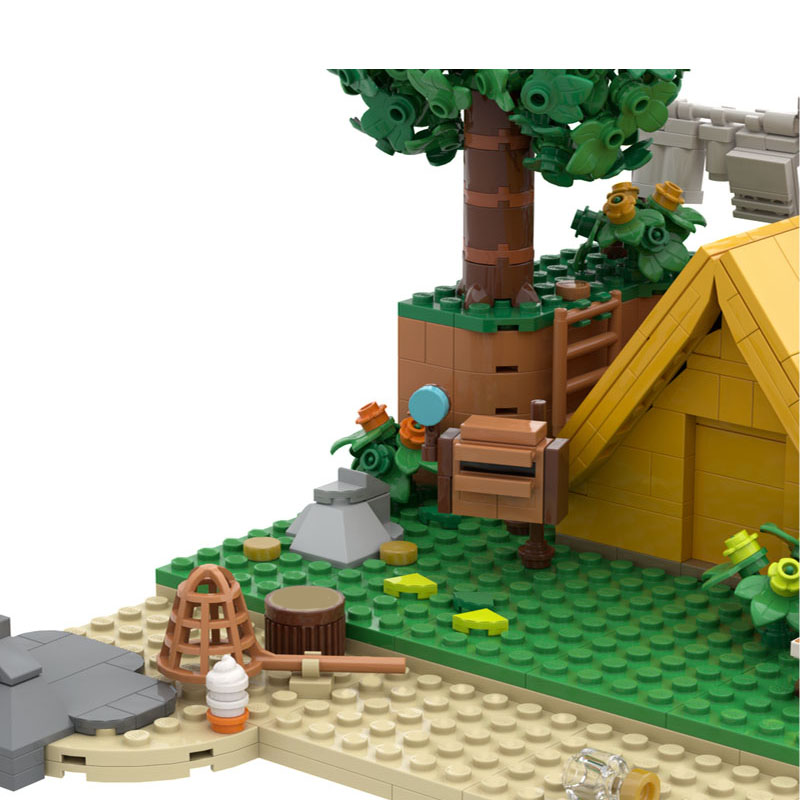 909 piezas MOC Animal Crossing - Art Craft Village reseña y precio