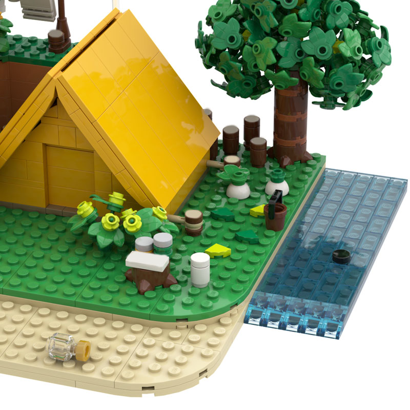 909 piezas MOC Animal Crossing - Art Craft Village reseña y precio