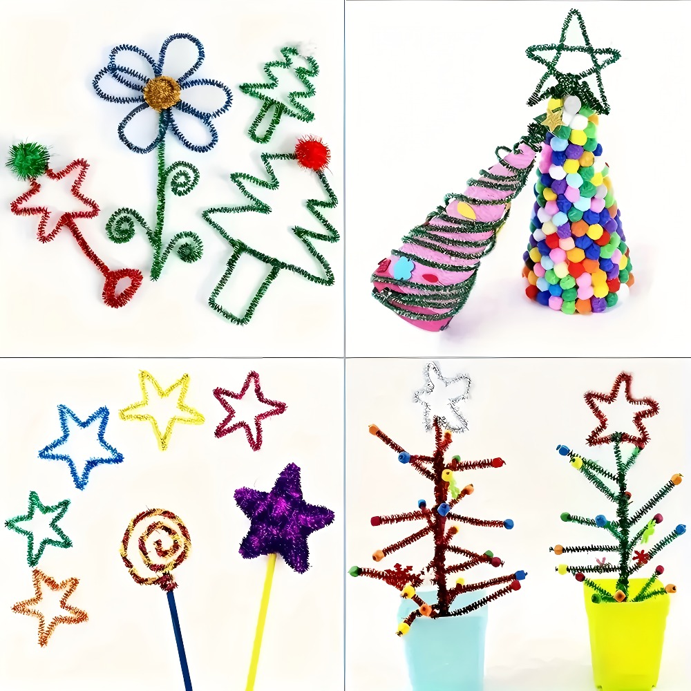 100 Piezas de Limpiapipas de F - Art Craft Earth Day reseña y precio