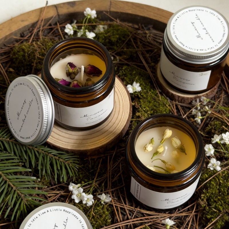 Vela perfumada con aroma a ros - Soy Candle Fragrance Oil reseña y precio