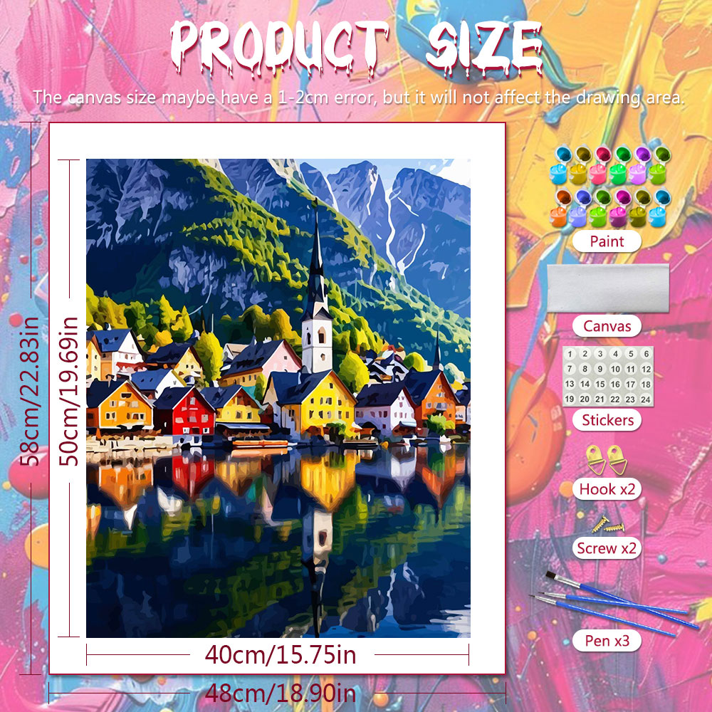 Pintura al óleo digital DIY, p - Art Craft Village reseña y precio
